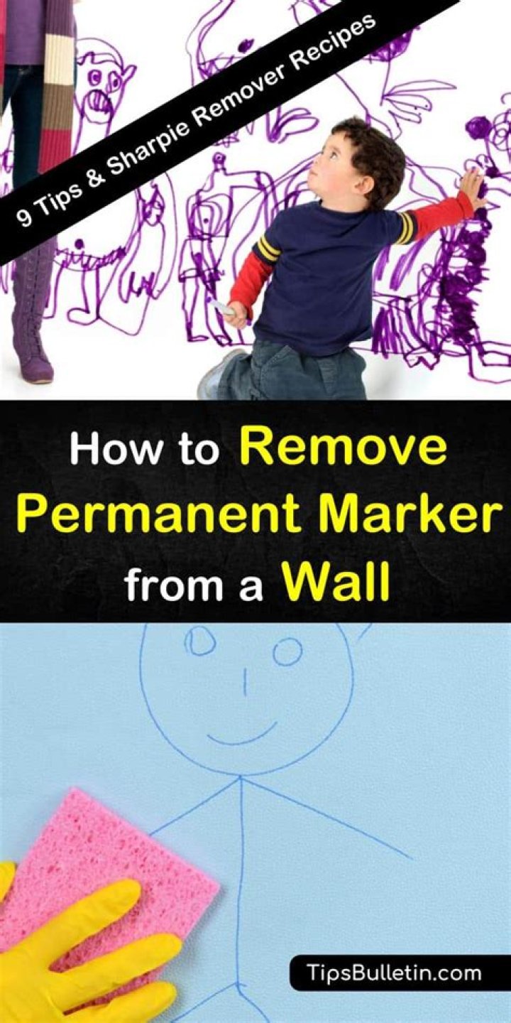 how to remove permanent marker from wall