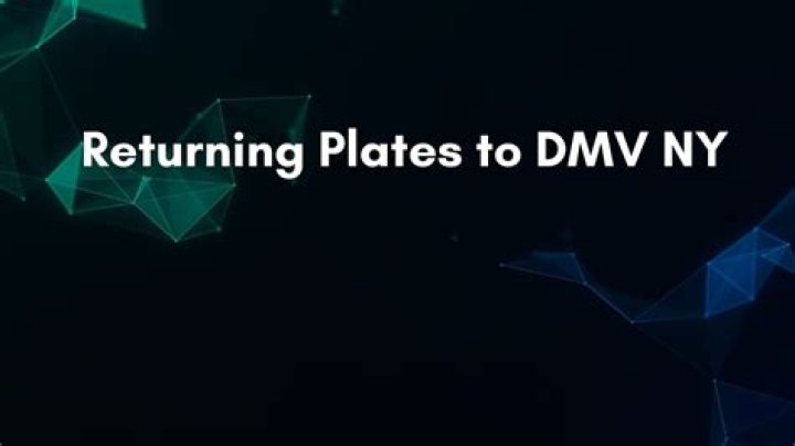 how to surrender plates in ny