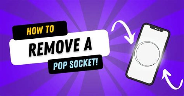 how to take off popsocket