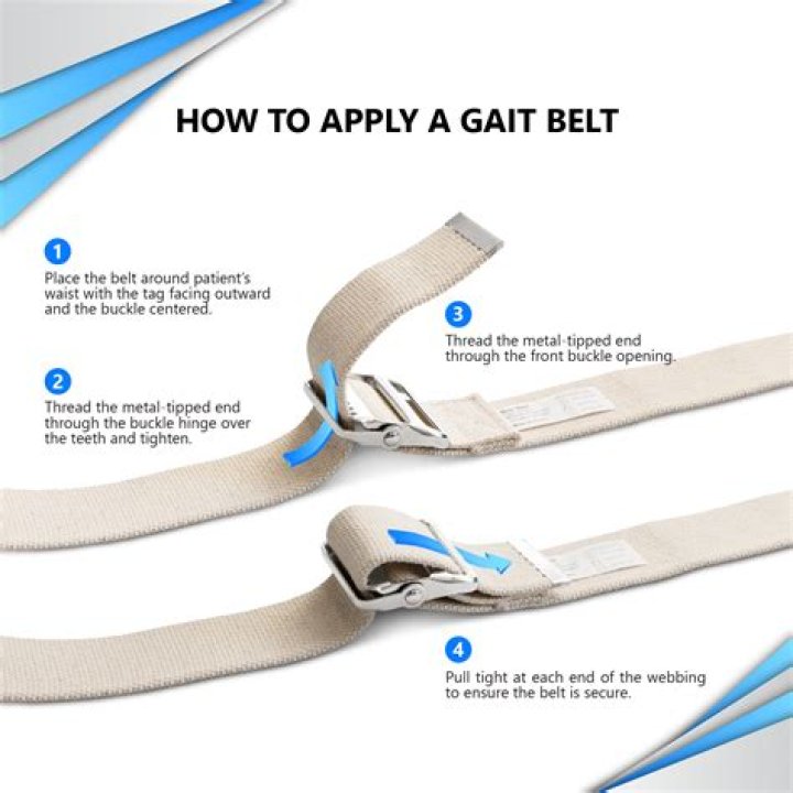 how to use a gait belt