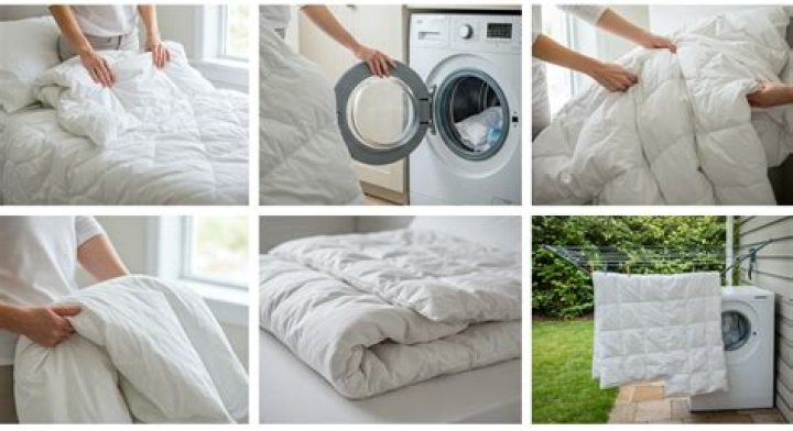how to wash a duvet
