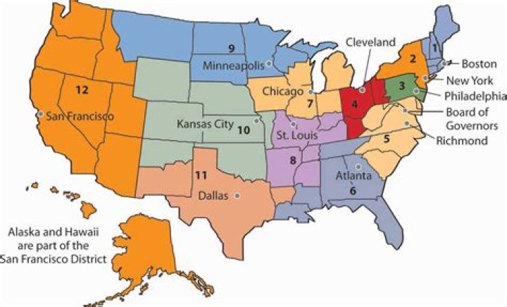 in how many cities are federal reserve district banks located