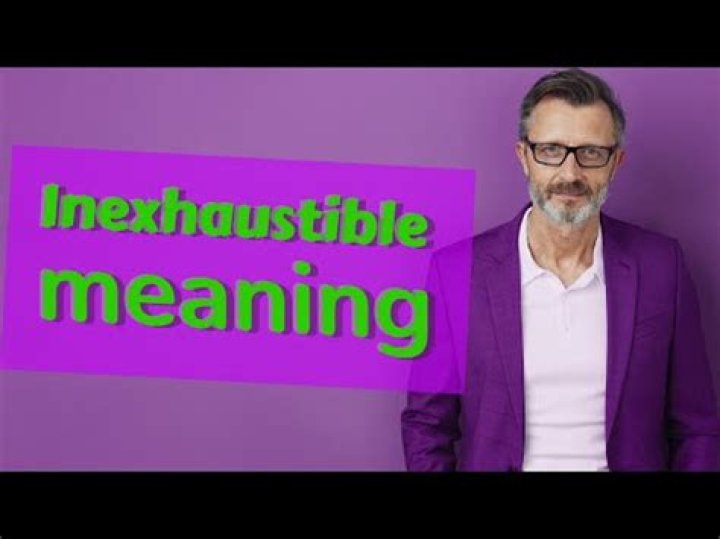 inexhaustible definition