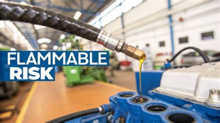 is hydraulic fluid flammable