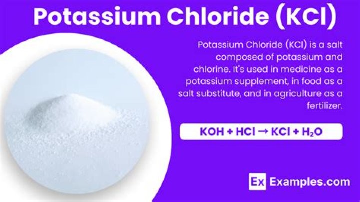 is potassium chloride safe