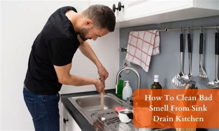 kitchen sink drain smells bad