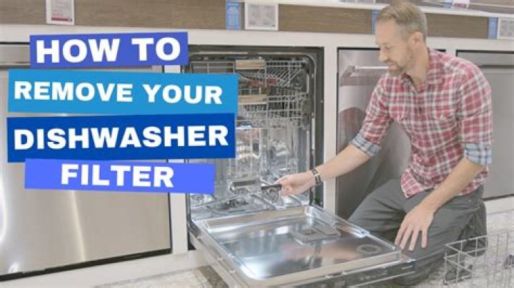 kitchenaid dishwasher filter cleaning