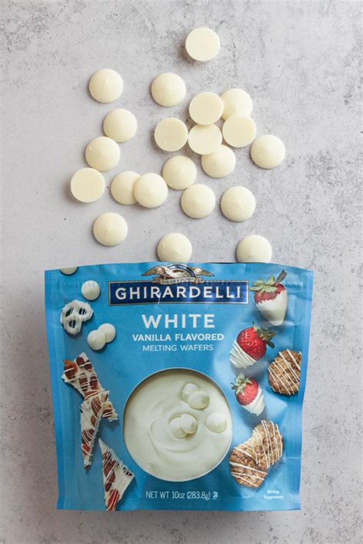 melting white chocolate chips