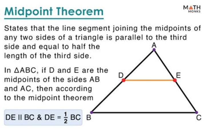 midpoint of a triangle
