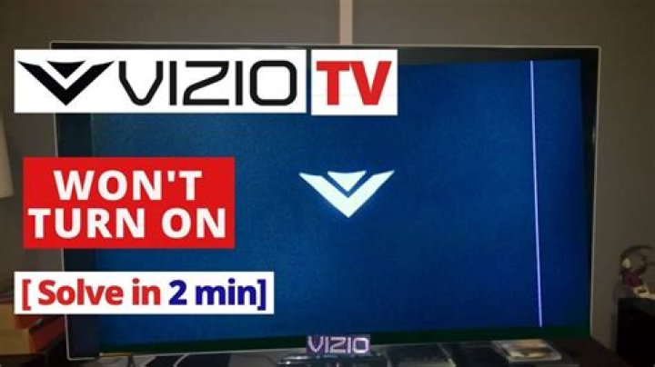 my tv won’t turn on