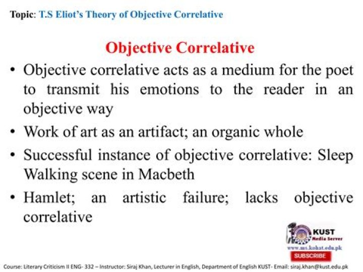 objective correlative