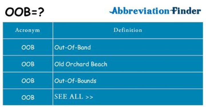 oob meaning