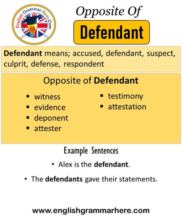 opposite of defendant