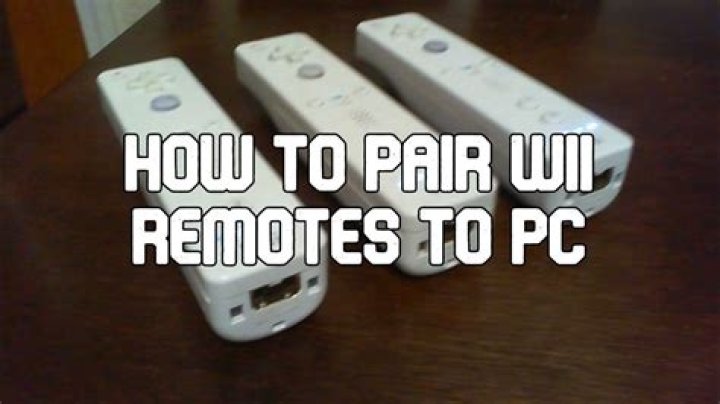 pair wii remote