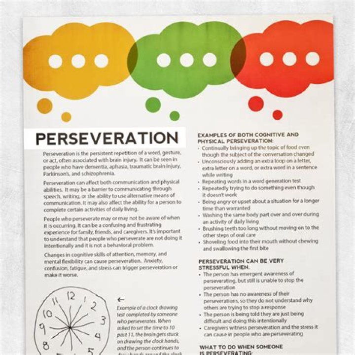 perseverating thoughts