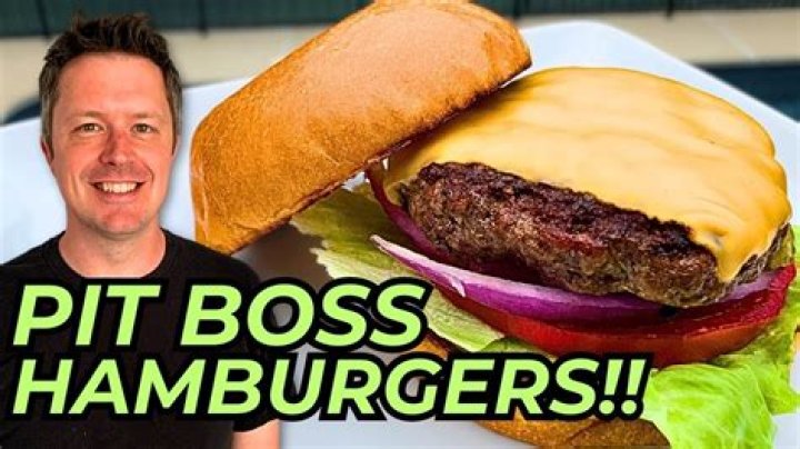 pit boss burgers