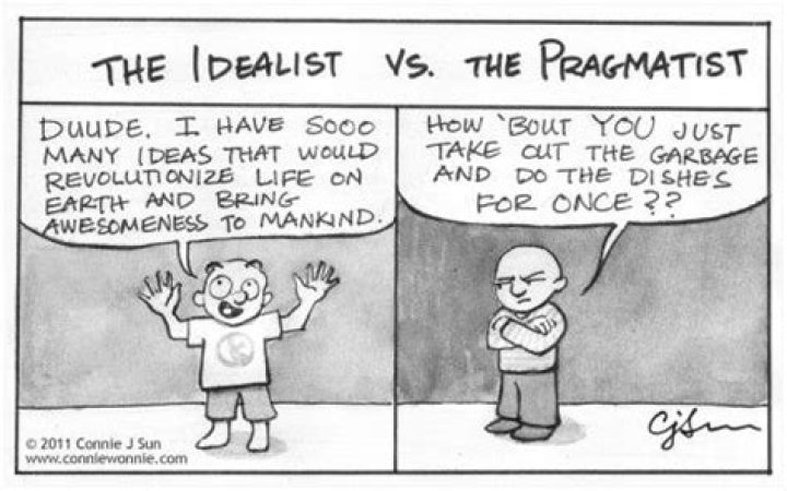 pragmatist vs idealist