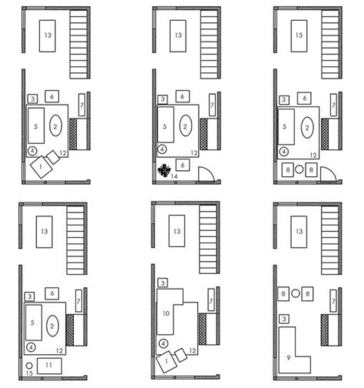 rectangular long narrow living room layout