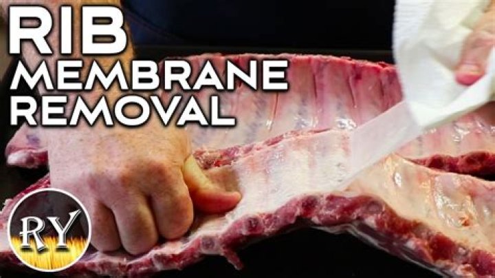 remove membrane from ribs