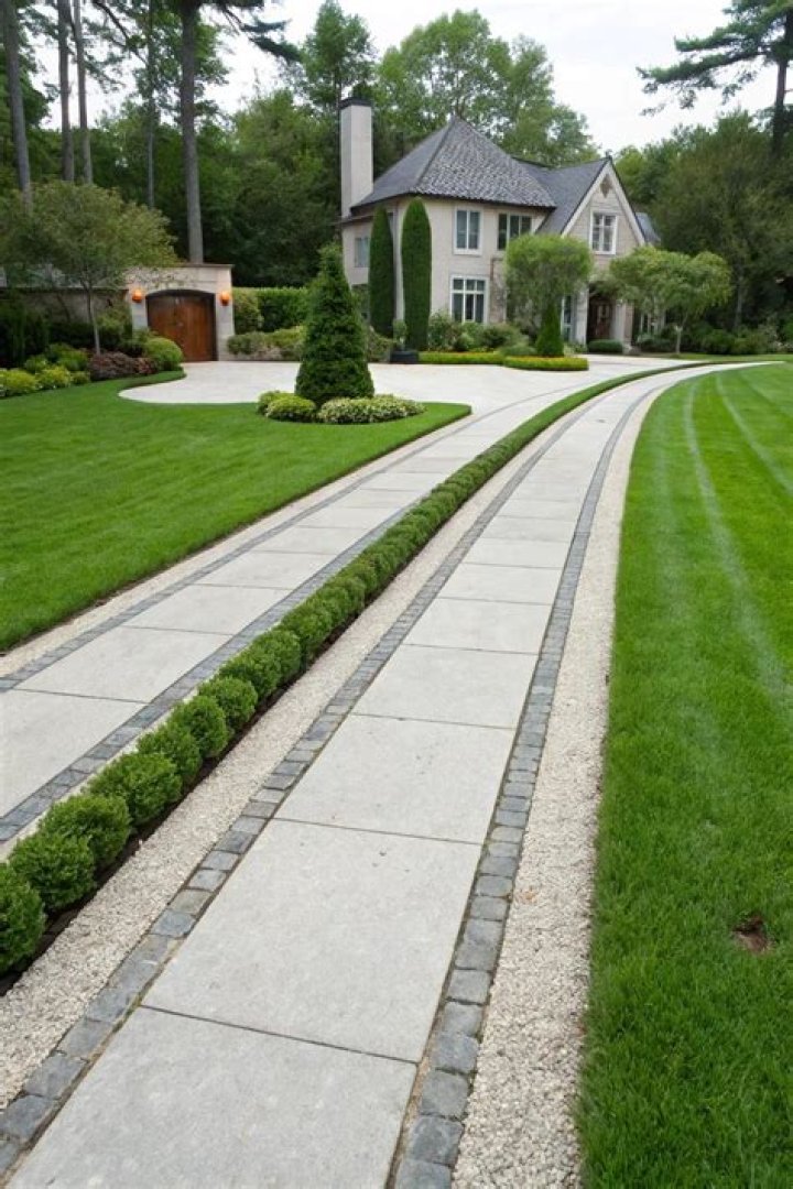 ribbon driveway
