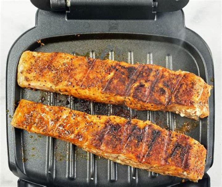 salmon on george foreman grill