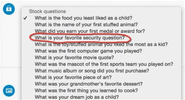 security questions examples