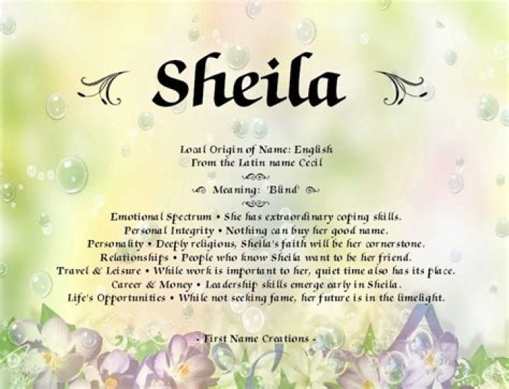 sheila name meaning