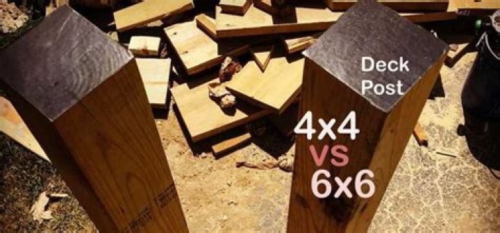 Should you use 4×4 or 6×6 deck posts? check this out | 6×6 post dimensions