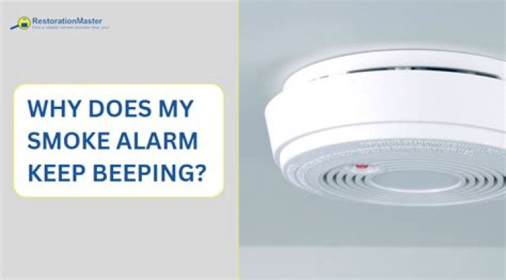 smoke alarm keeps beeping