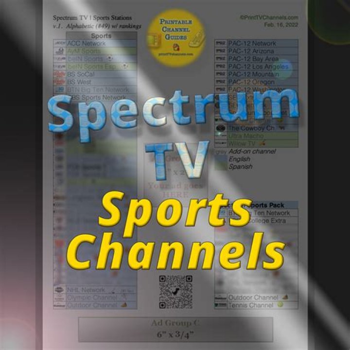 spectrum sports channels
