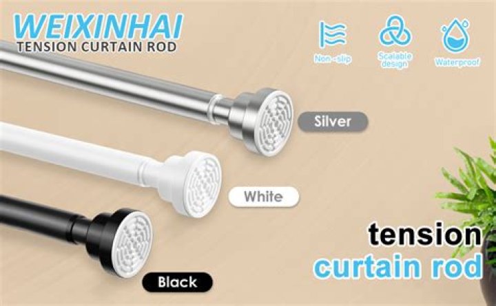 spring loaded curtain rods