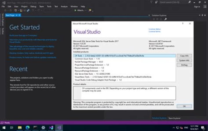 ssdt for visual studio 2017
