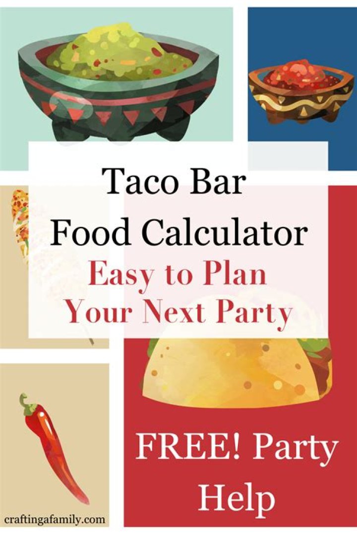 taco bar calculator