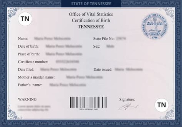 tn birth certificate