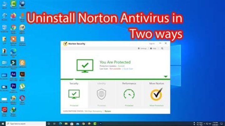 uninstall norton