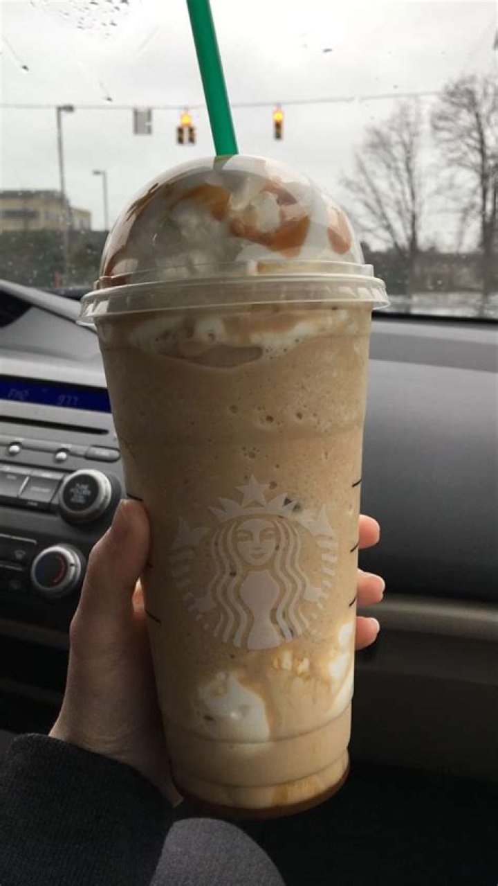 venti caramel frappuccino