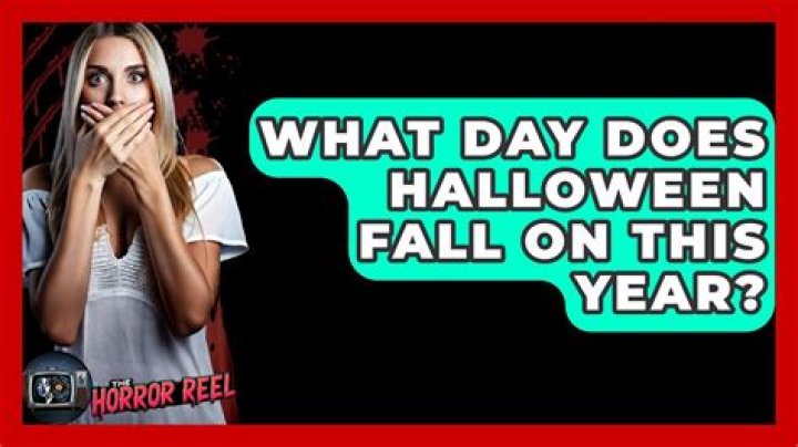what day does halloween fall on