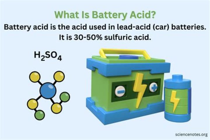 what does battery acid look like