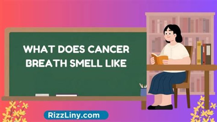 what does cancer smell like
