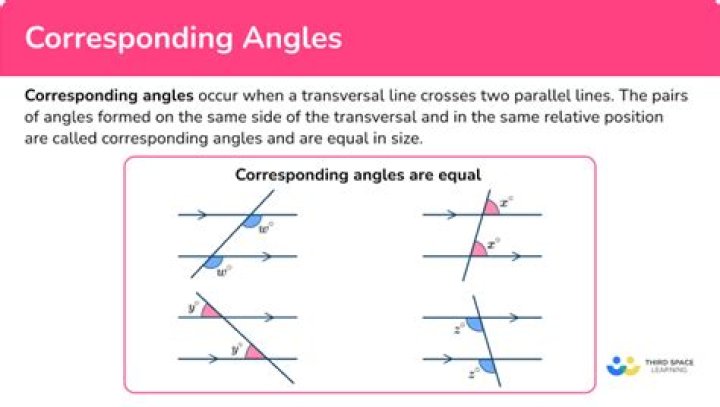 what does corresponding mean in math