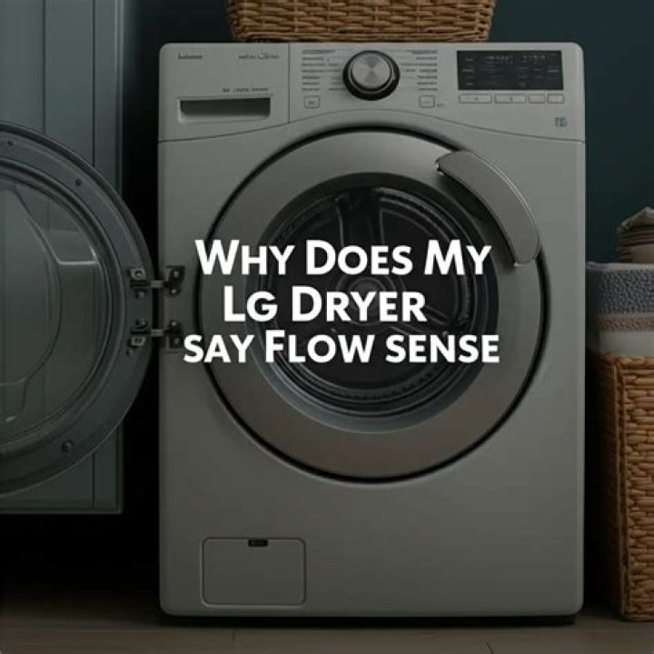 What does flow sense mean on the LG dryer? check this out | lg dryer flow sense