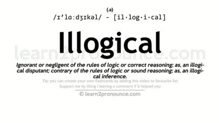 what does illogical mean