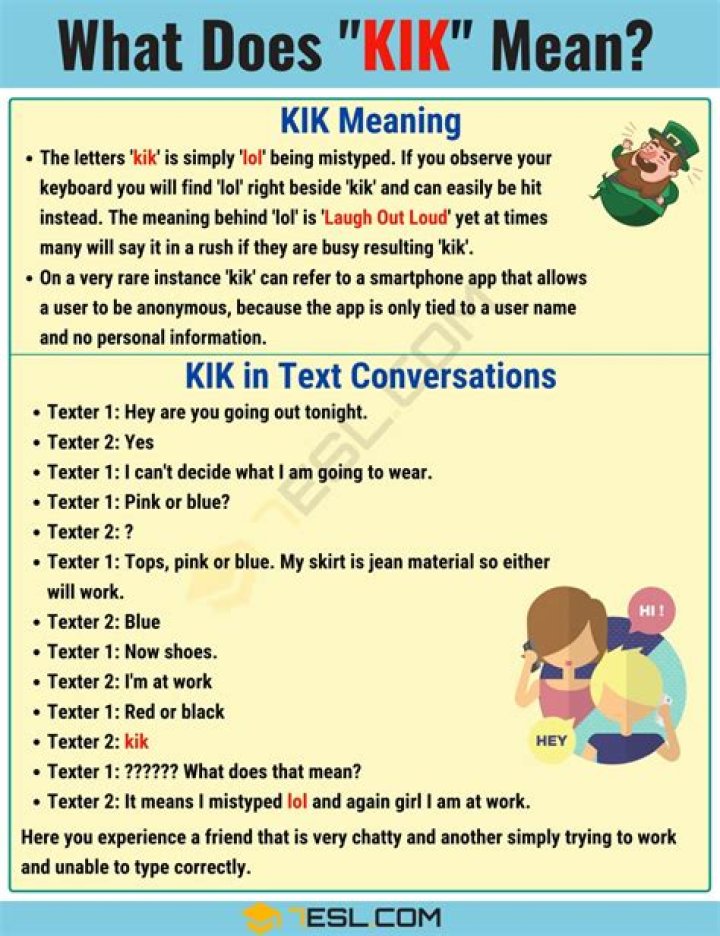 what does kik mean