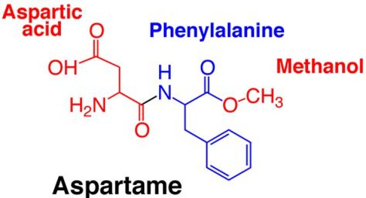 what is aspartame made of