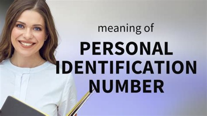 what is personal identification number