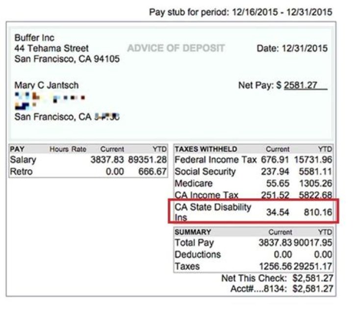 what is sdi tax