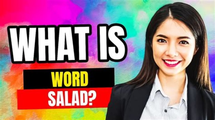 what is word salad