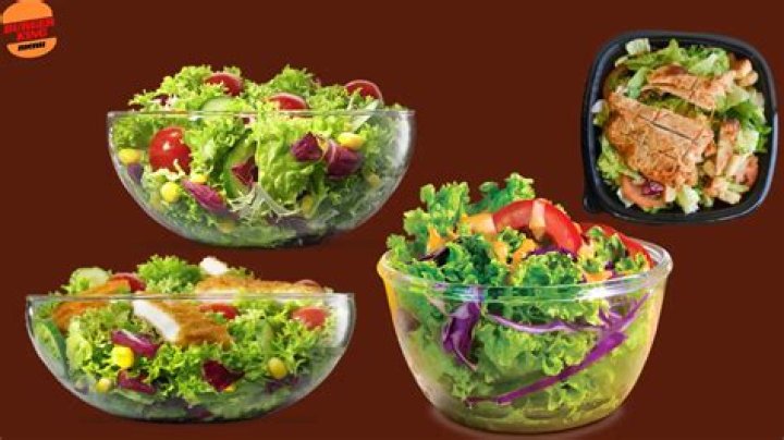 What kind of salads do they have at Burger King? check this out | burger king menu salads