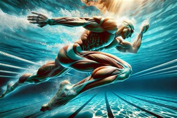 what muscles does swimming work